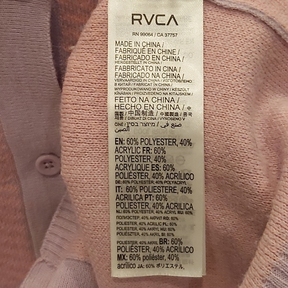 RVCA cropped cardigan sweater - Picture 5 of 9